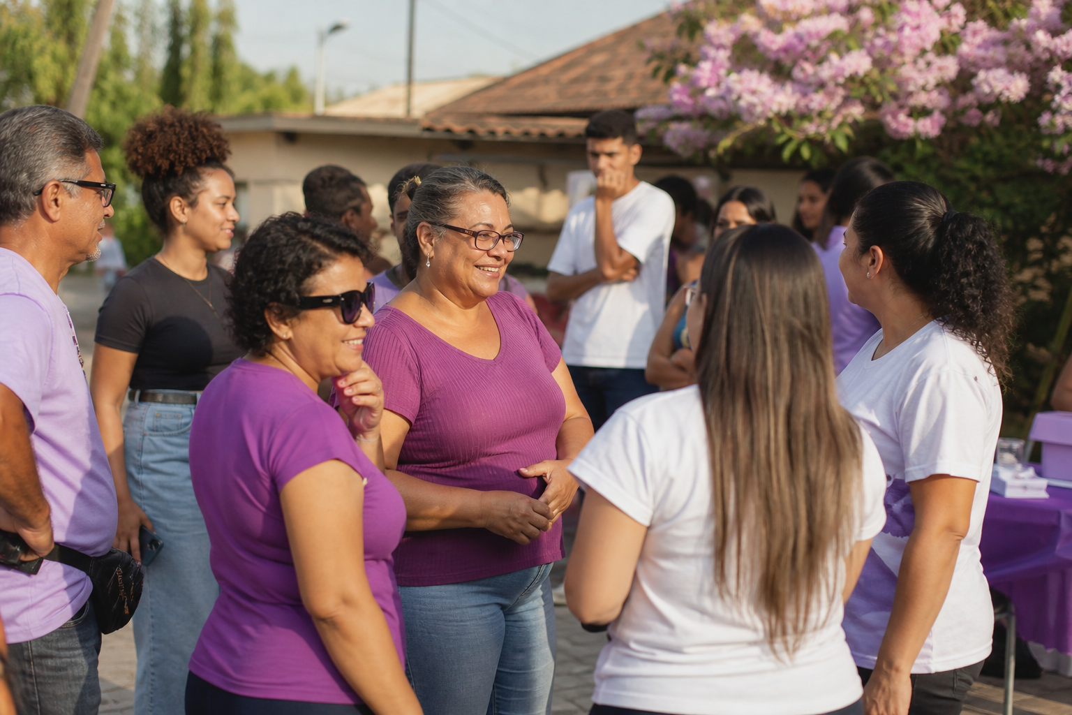 Pessoas reunidas em um encontro do INAPE
